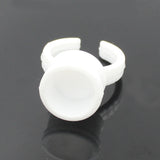 Beauty Tool Pigment Glue Ring Tattoo Ink Middle Caps Cups 100pcs/pack [615M]