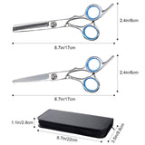 Beauty Tool 8 Pack Hairdressing Shears Hair Cutting Scissors professional Tool Set[641]