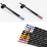 New Family Use Chopsticks Stainless Steel Chopsticks Alloy Chopsticks 5 pairs  [H082]